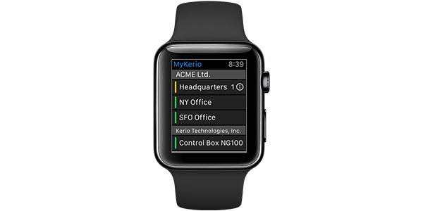 MyKerio app for  Apple Watch